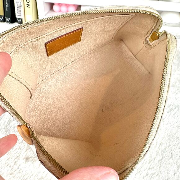 Louis Vuitton Damier Azur Pouch PM or Crossbody Bag NICE! Great gift! - Picture 5 of 13